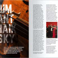 Triumhant Tchaikovsky
Encore Magazine
03/05.2016